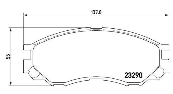 MAGNETI MARELLI Комплект тормозных колодок, дисковый тормоз 363700454020